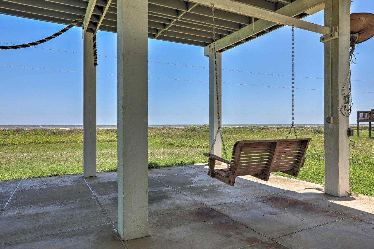 Oceanfront Galveston Home - Walk To Beach! ภายนอก รูปภาพ
